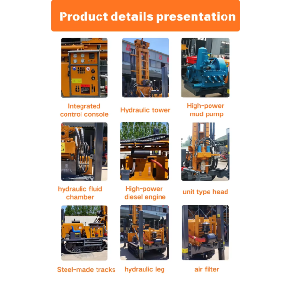 High Penetration ST300 Water Well Drilling Rig With Air Drilling Function