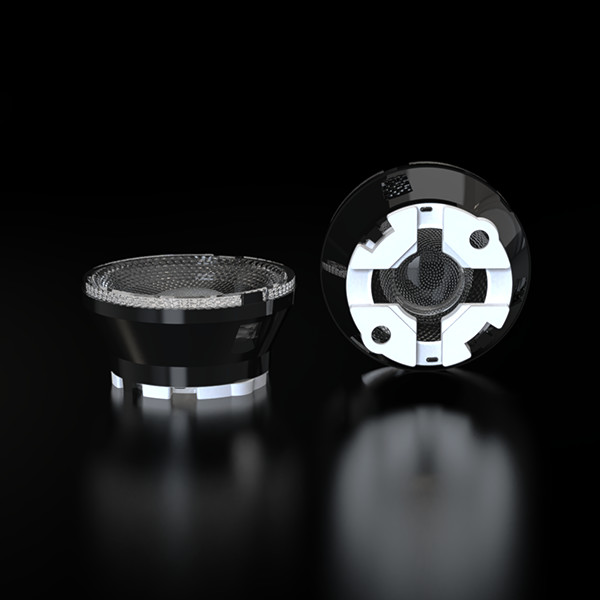 15° Beam Angle PC COB LED Lens with 88% Efficiency for Recessed Lamps and