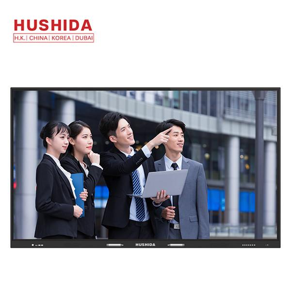 HUSHIDA Teaching All In One Touch Screen Lcd Monitor Multimedia Smart Board 65 Inch