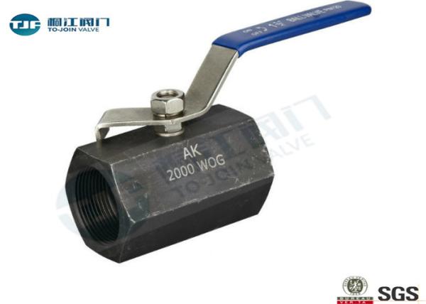 1 Piece Reduce Port Industrial Ball Valve Carbon / Stainless Steel DIN259 2999