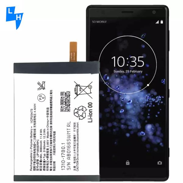 Batería móvil de protección de doble IC LIS1655ERPC 3.85V 3180mAh para Sony Xperia Z2 XZ2