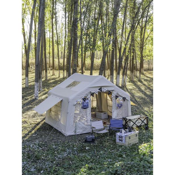 Large Canvas Glamping Cabin Tent Awnings and Suit Included for Spacious Outdoor Living