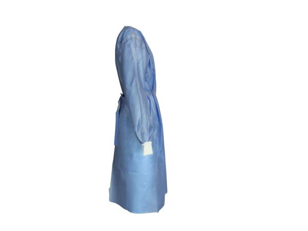 Roupa médica descartável impermeável de AAMI com laço do gancho
