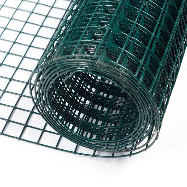 Galvanized Steel Welded Wire Mesh Fence Roll 1/2'' Hardware Cloth with 2mm PVC Coating Cut & Bend Processing