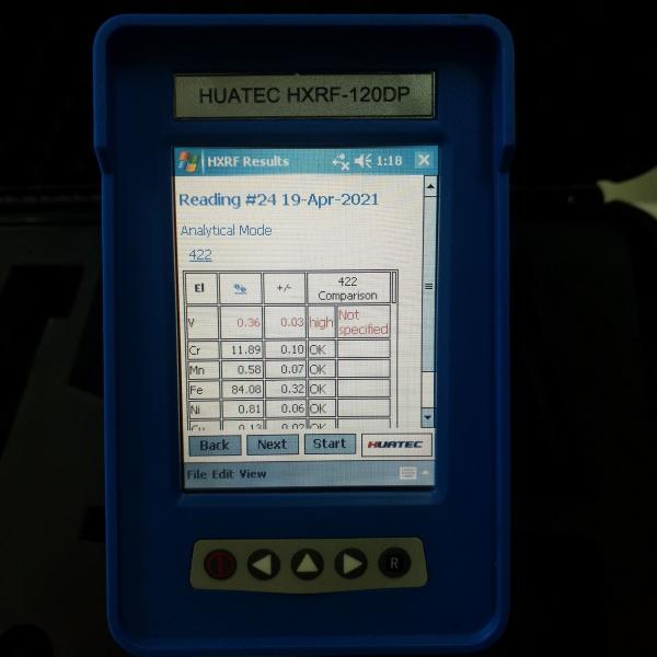 Анализатор сплава металла Bluetooth Xrf оружия Handheld