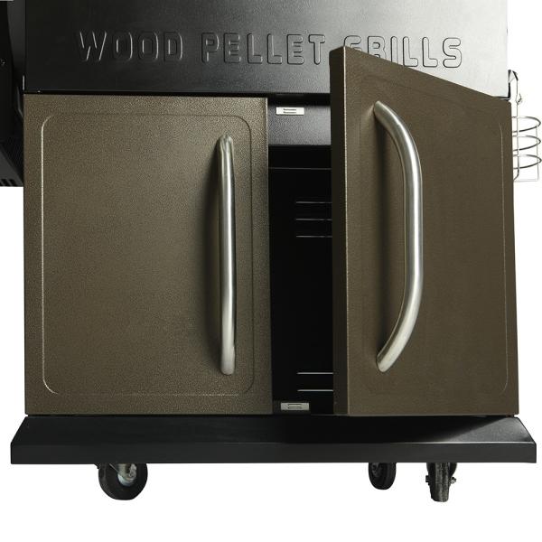 Offset Smoker Chrome Plated Wood Pellet Barbecue Grills With Wheels