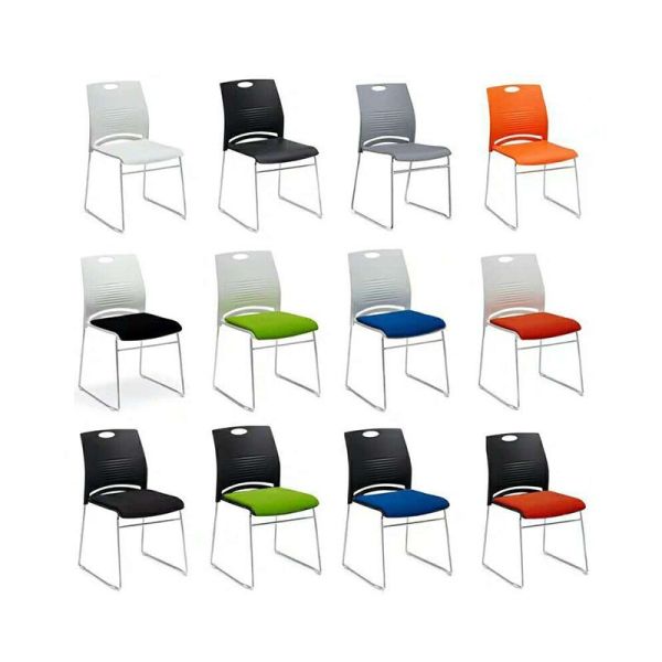 4 Legs PP Stackable Meeting Chair Fixed For Office / Conference