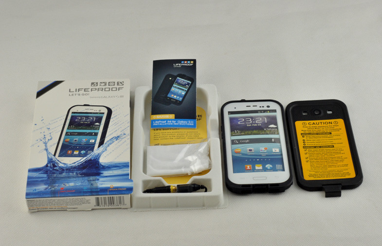 PC Wear-Resistant Waterproof Cell Phone Case Lifeproof For Samsung Galaxy S3