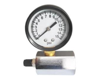 Air Test Lpg Gas Cylinder Pressure Gauge 0-100PSI 1/4 NPT2 50mm