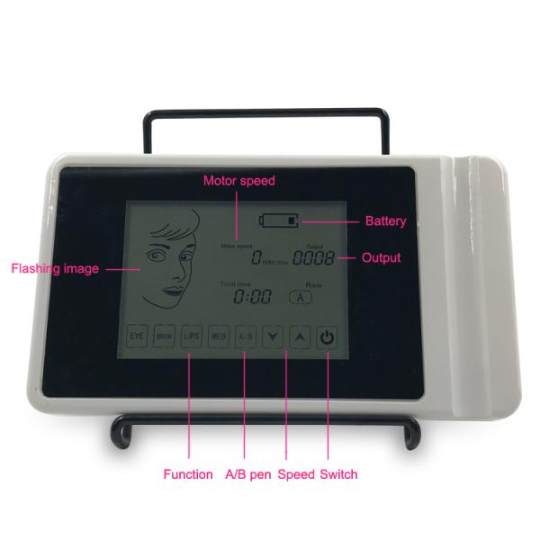 Pastic y máquina permanente de acero inoxidable Kit For Eyebrow Lip del tatuaje del maquillaje de Rechargeablt Digital