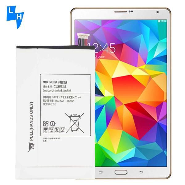 EB-BT705FBE Battery Replacement for Samsung GALAXY Tab S 8.4 T705 T705C 4900mAh Black