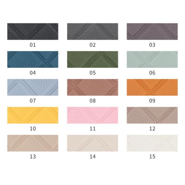 Élastique Litchi tissé à carreaux motif PVC faux tissu en cuir artificiel