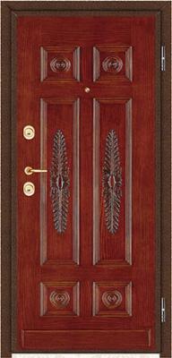 Italy steel wood security armored door