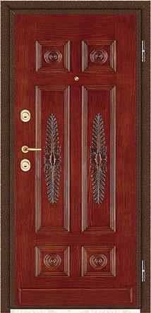 Italy steel wood security armored door