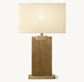 Lâmpadas de mesa de cama modernas de base cilíndrica oca 100w