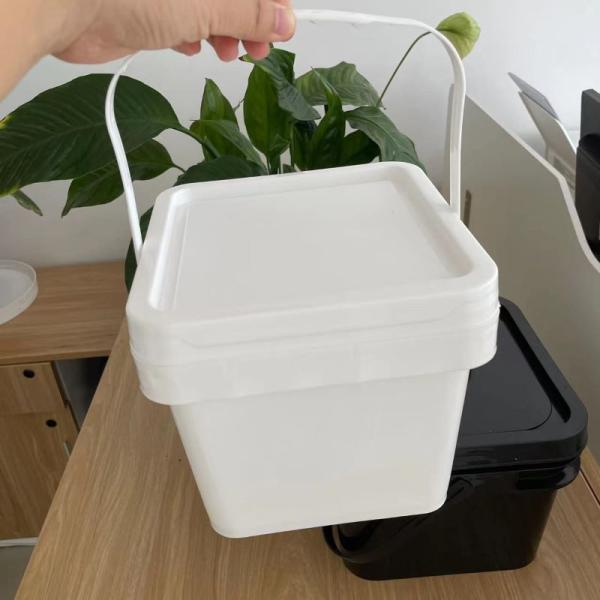 Type Blue Square Water Bucket Industry Plastic Buckets for Industrial Top Sale