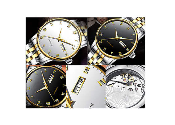 Collection Automatic Wrist Watch Japan Movt , Automatic Sapphire Watch 24mm Band Length