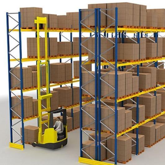 Estantería para palets de alta resistencia, capacidad 3000 kg, capa de acero galvanizado de 2500 mm