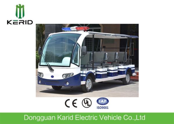 11 Sofa Seats 5kw Electric Utility Vehicle Tourist Bus With Alarm Lamp
