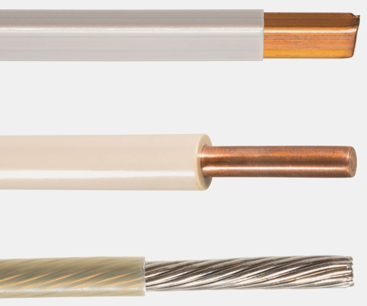 Peek Cable Heating Cable with Copper Conductor for Oil Well Heating and 260 °C Working Temperature