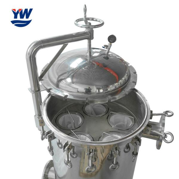 Alojamento de filtro do saco da indústria química multi, filtro de saco de aço inoxidável