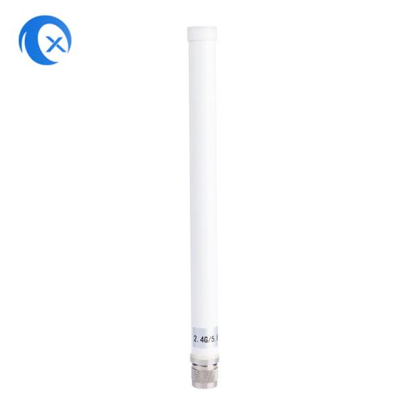 2.4G+5.8G Dual Band High Gain 7DBi WiFi Outdoor Waterproof Fiberglass Antenna With N Male Connector