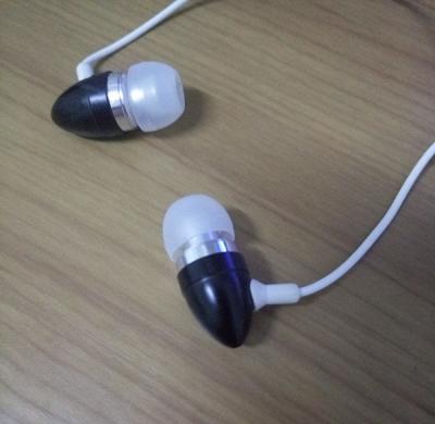 Metal earphone Aluminum ear-lap in-ear earphones  bullet earbuds mobile phone headphone