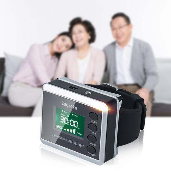 Medical Multifunction Low Level Laser Therapy Watch For Tinnitus Otitis Rhinitis