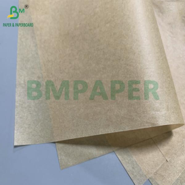 35gsm 45gsm Non-stick Baking Brown Parchment Paper Oilproof Paper 35gm 45gm Papel de pergamino marrón antiadherente para hornear Papel a prueba de aceite