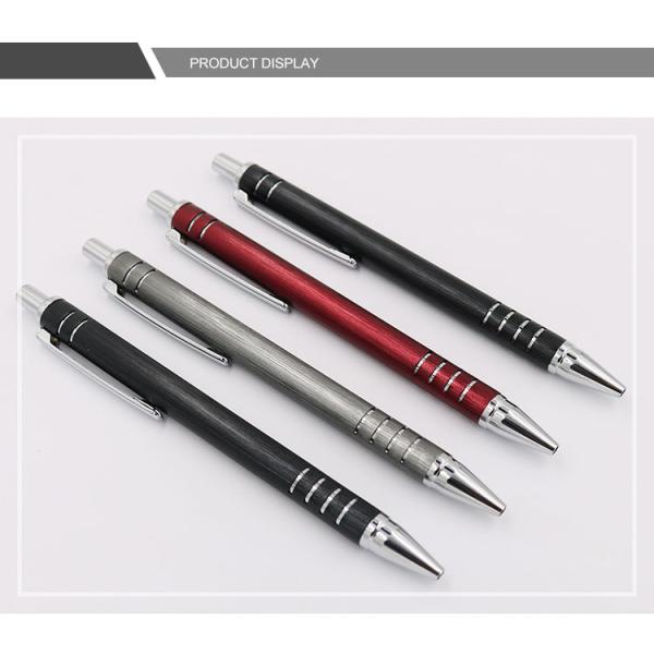 Classic Metal Ballpoint Pen Aluminum Promotion Logo Press Ball Pen