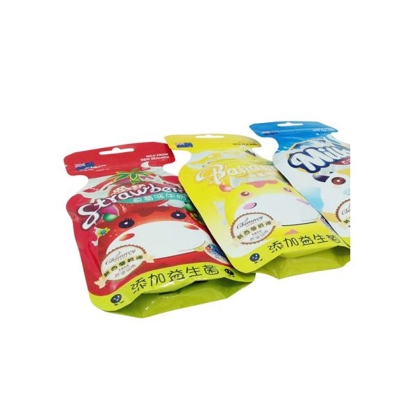 Custom Print plastic packaging stand up Shape Doypack for liquid packing