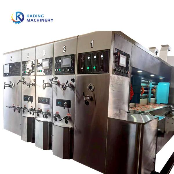 Single Color Carton Printing Machine With 50mm Wall Thickness And Vacuum Suction Blower