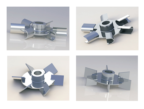 Top mélangeur de lévitation magnétique alimentaire bio-pharmaceutique chimique 316L SS FDA GMP résistant à la corrosion