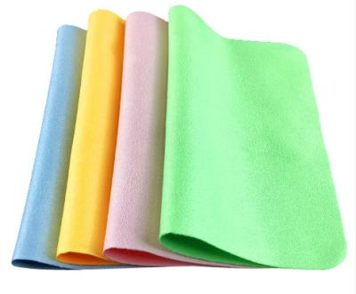hot selling  velevt eyewear lens cleaning cloth with different colors to choose for whole sale