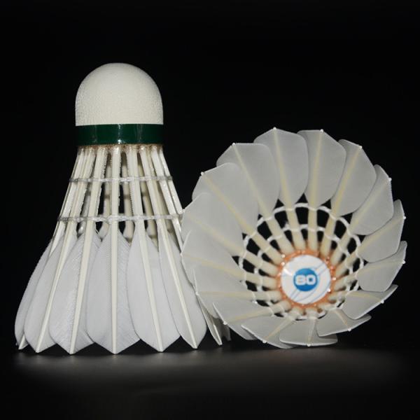 Super Class Goose Feather Shuttlecock Badminton For International Tournament