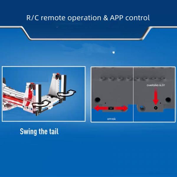 ABS Plastic Modern Military Models Flexible Remote Control Helicopter Building Blocks