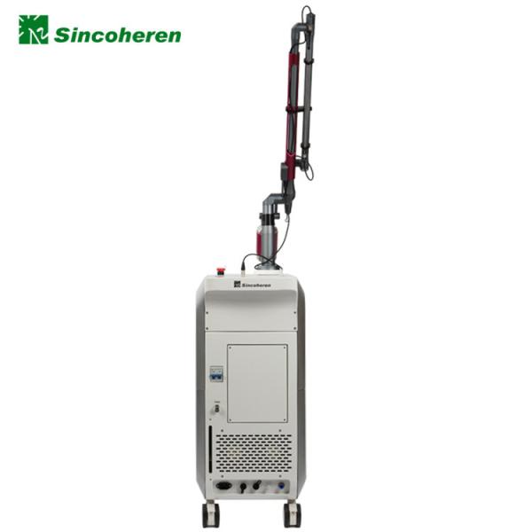 350ps Q Switched Nd Yag Laser Tattoo Removal Machine 40Kg Stationary Style