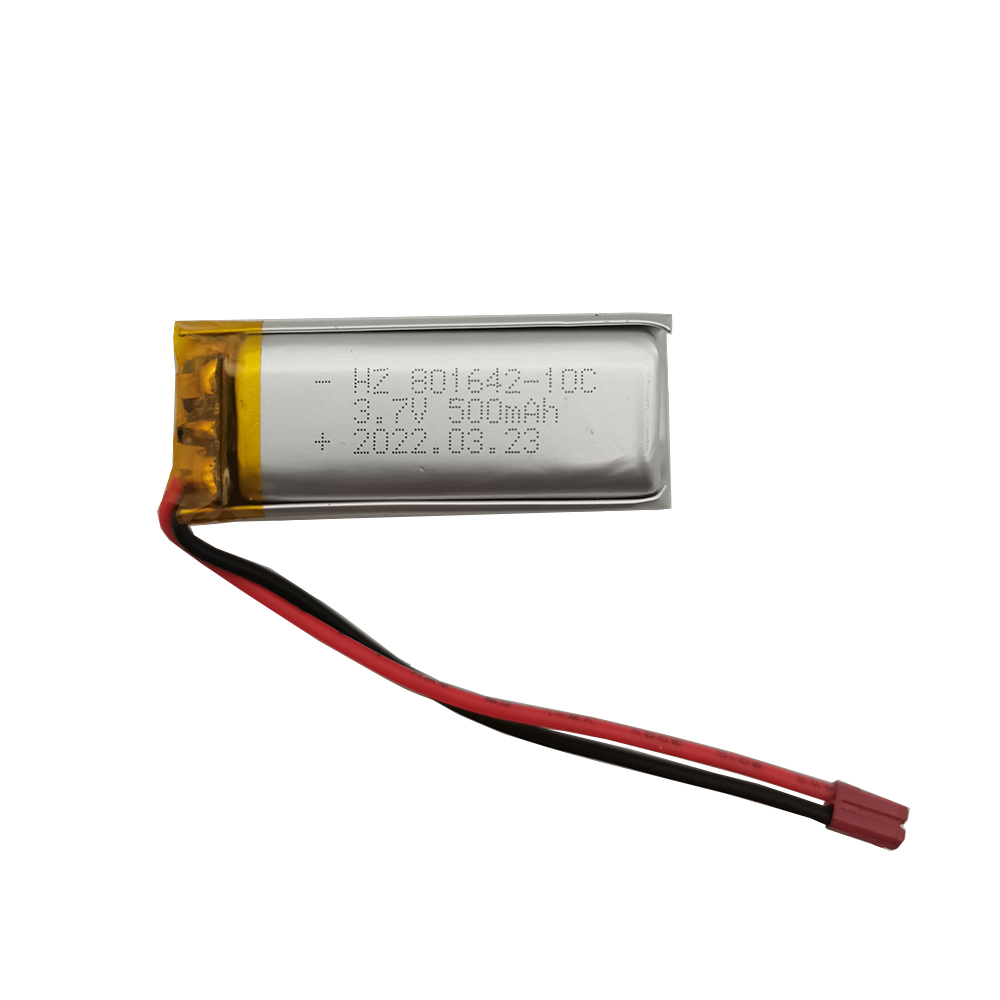 801642 3.7V 500mAh 10C High Discharge Lipo Battery Reliable Lithium Polymer