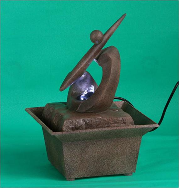 Faux Marble Interior Table Top Water Fountains Handcrafted Made   