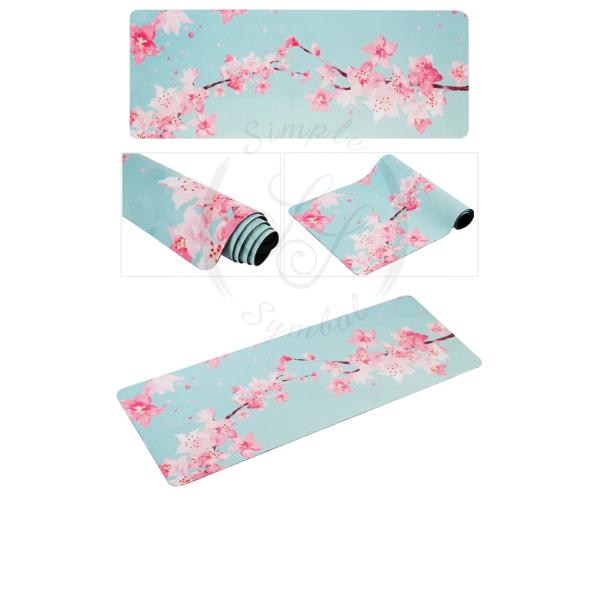 Suede Anti-Slip Exercise Mat, Gymnastics Mats, Suede/ Microfiber Hot Yoga mats, Color printed yoga mat manufacture