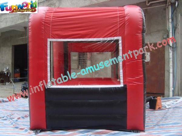 PVC Tarpaulin Inflatable Party Tent , Customized Inflatable Booth For Promotion