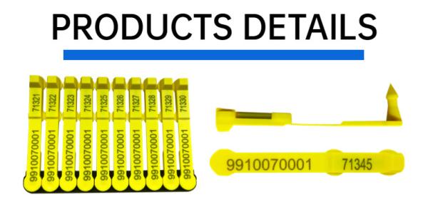 ISO11784 / 11785 Electronic Sheep Tags Yellow 134.2 Khz Working Frequency