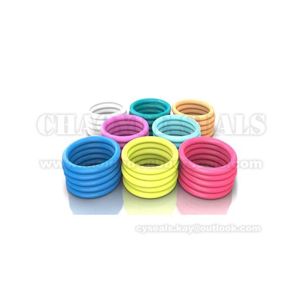 Anti UV Rubber O Ring Seals Concentrated Phosphoric Acetic Acid Resistant