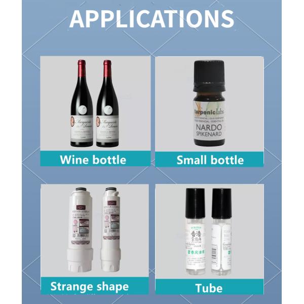 Электрическая FK603 полуавтоматическая ручная портативная круглая бутылочная маркировка для малого бизнеса