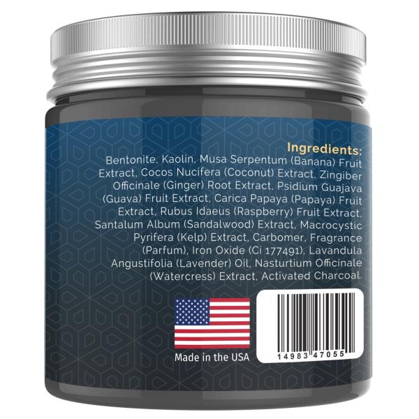 Máscara protetora de limpeza dos cuidados com a pele da esfoliação, máscara protetora natural para a pele seca/pele sensível