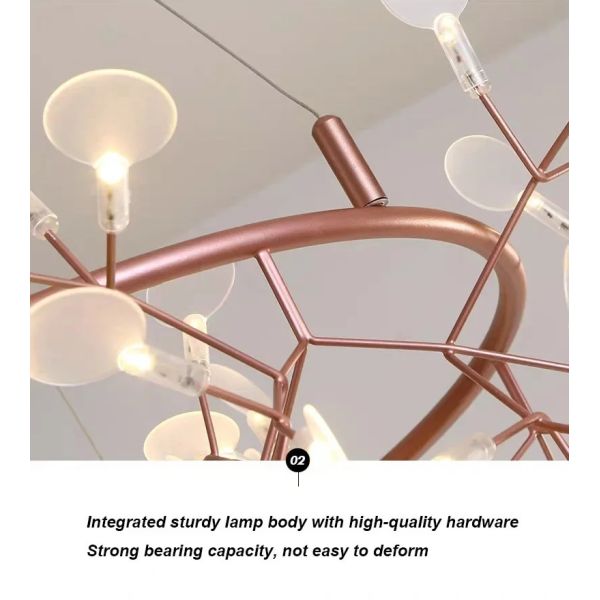 Heracleum chandelier Firefly LED lamp  Heracleum III Pendant（WH-AP-613）