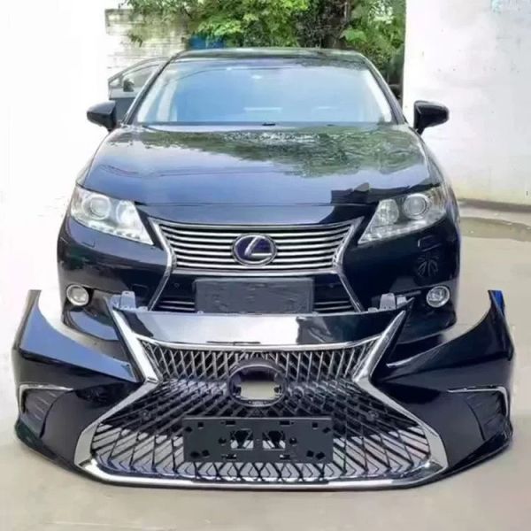 Upgrade Body Kit Bumper for Lexus 2013-2014 ES300h ES250 Models Modified to LS Style Front Bumper with Grille
