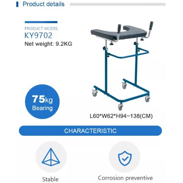 Rolling Geriatric Stand Up Rollator Walker Orthopedic Disability