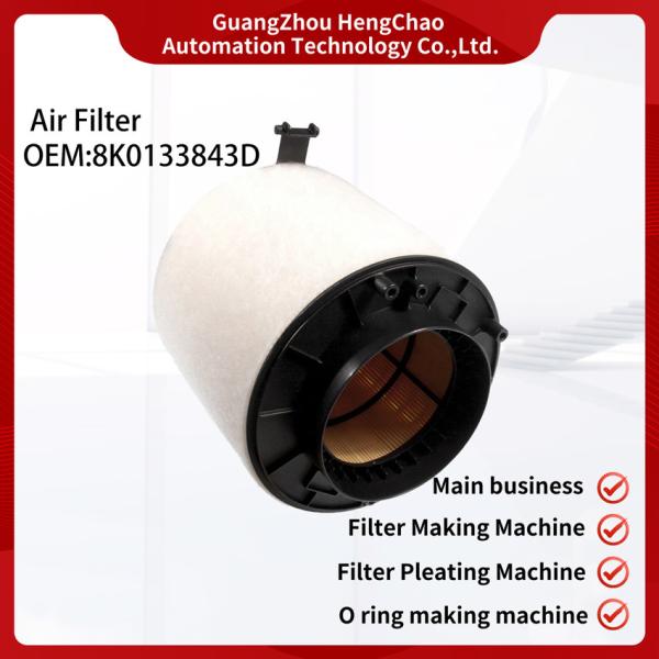 Car Engine Auto Air Filters Air Cleaner Oem 8k0133843d Air Cleaner Production Equipment Produce
