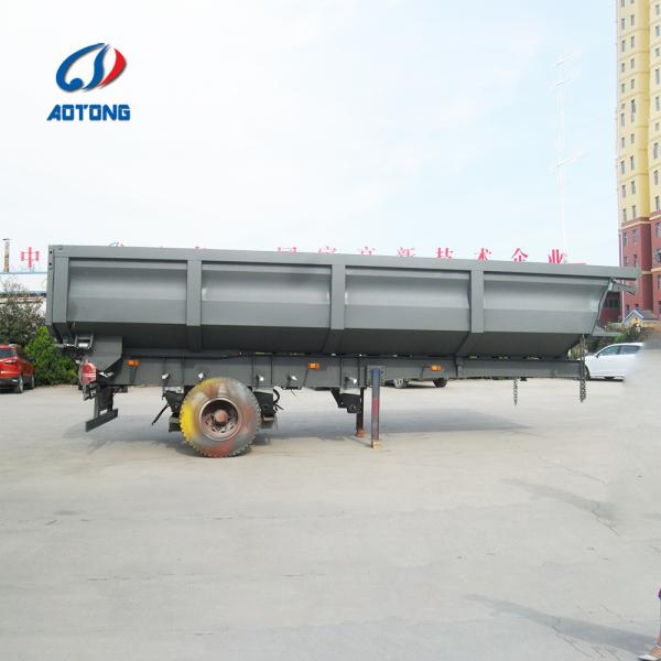 3 Axles Dumper Semi Trailer 60 Tons U-Shape Tipper Truck Trailer Transport Sand Stone Rear End Tipping Dump Truck Trailer